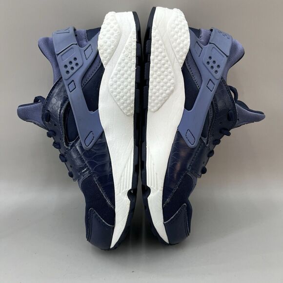 Nike Air Huarache Women Size 7.5 Shoes Diffused Blue White Sneakers 634835-408 - Picture 6 of 8